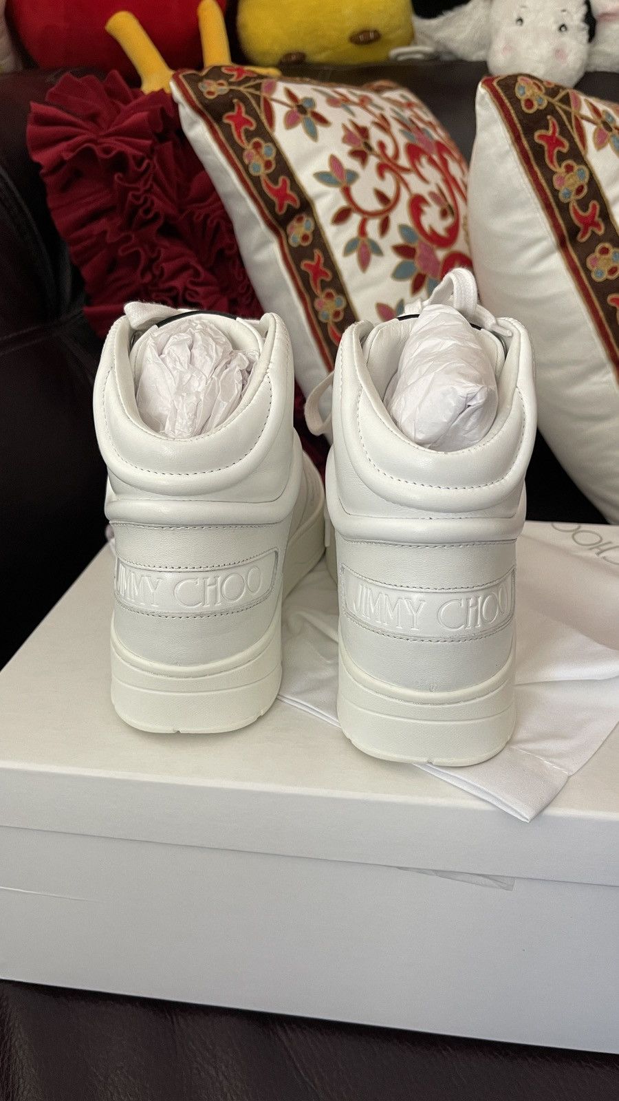 Jimmy Choo Jimmy Choo Hawaii low-top sneakers size 39 (8.5) brand new Size US 8.5 / IT 38.5 - 3 Thumbnail