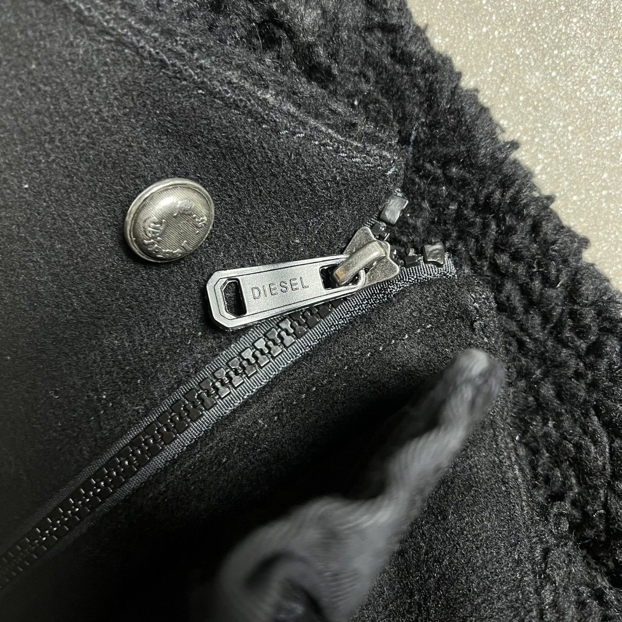 Diesel Diesel Cropped Boa Jacket Size XS / US 0-2 / IT 36-38 - 9 Thumbnail