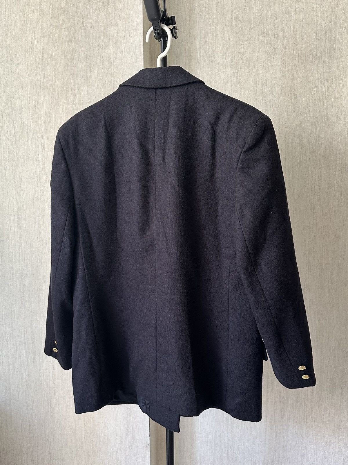 Other Vintage Burberrys Navy Wool Blazer Jacket Size XS / US 0-2 / IT 36-38 - 3 Thumbnail
