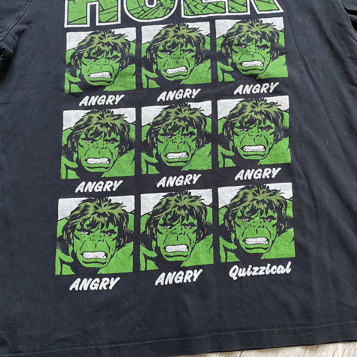 Marvel Comics MARVEL COMICS HULK EMOTIONS Y2K PRINT T SHIRT Size US M / EU 48-50 / 2 - 3 Thumbnail