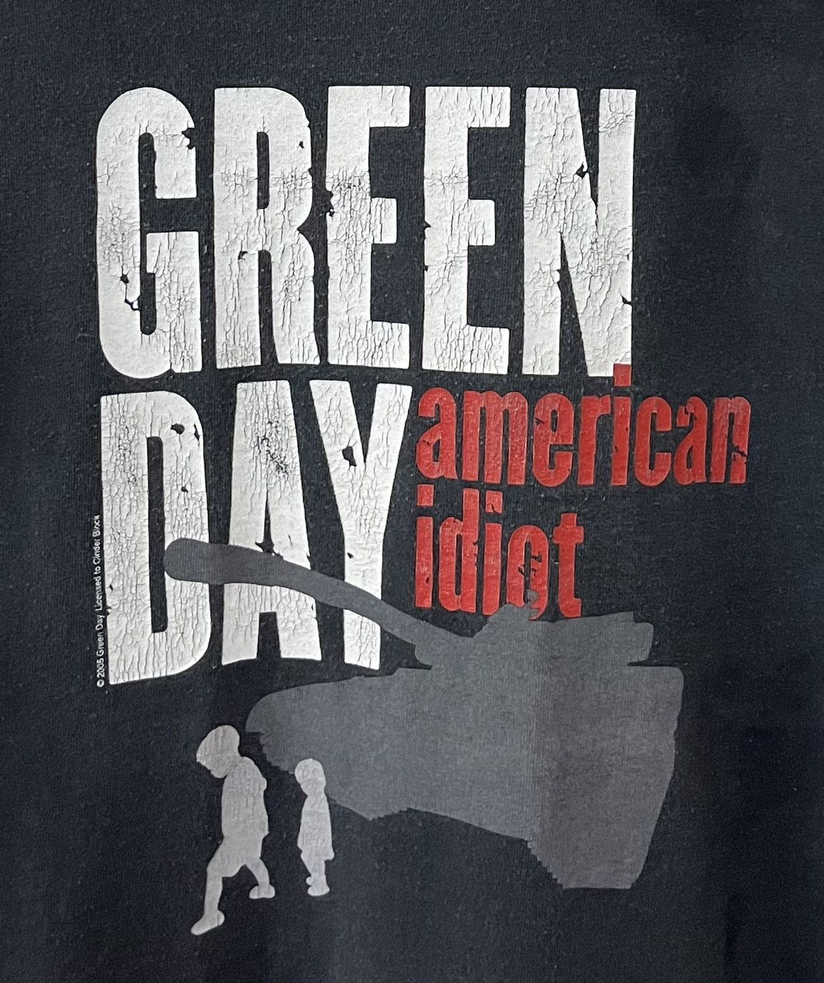 Band Tees VINTAGE 00s GREEN DAY AMERICAN IDIOT PUNK ROCK BAND TSHIRT Size US M / EU 48-50 / 2 - 6 Thumbnail