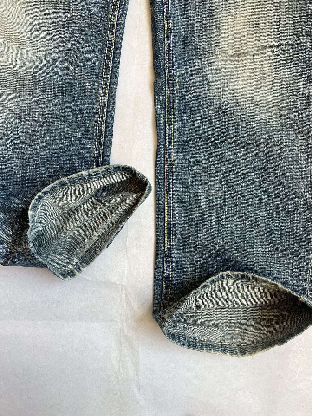 Japanese Brand Halation Buckle Belt Distressed Japanese Selvedge Denim Size US 32 / EU 48 - 5 Thumbnail