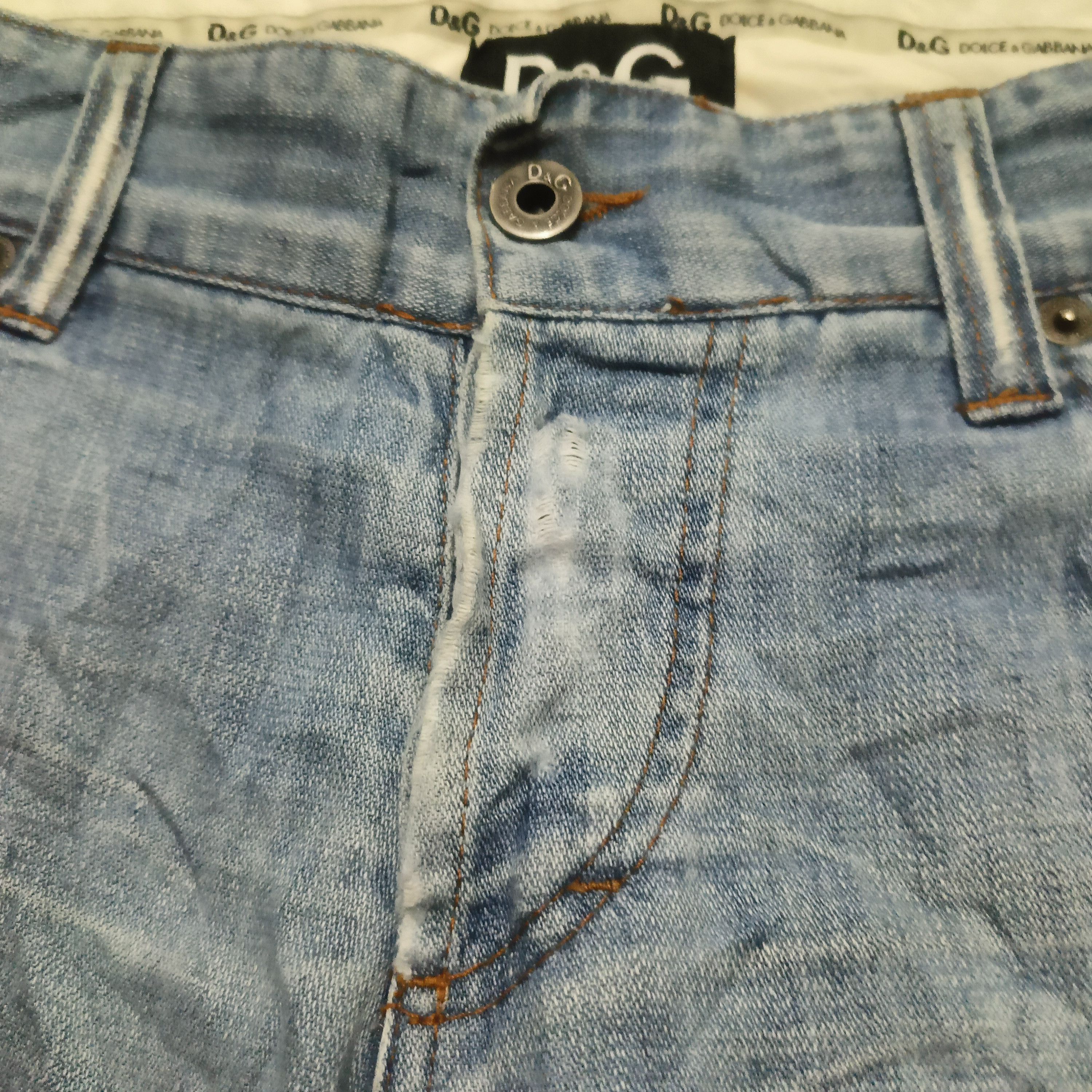 Dolce & Gabbana Dolce & Gabbana Distressed Jeans Size US 32 / EU 48 - 4 Thumbnail