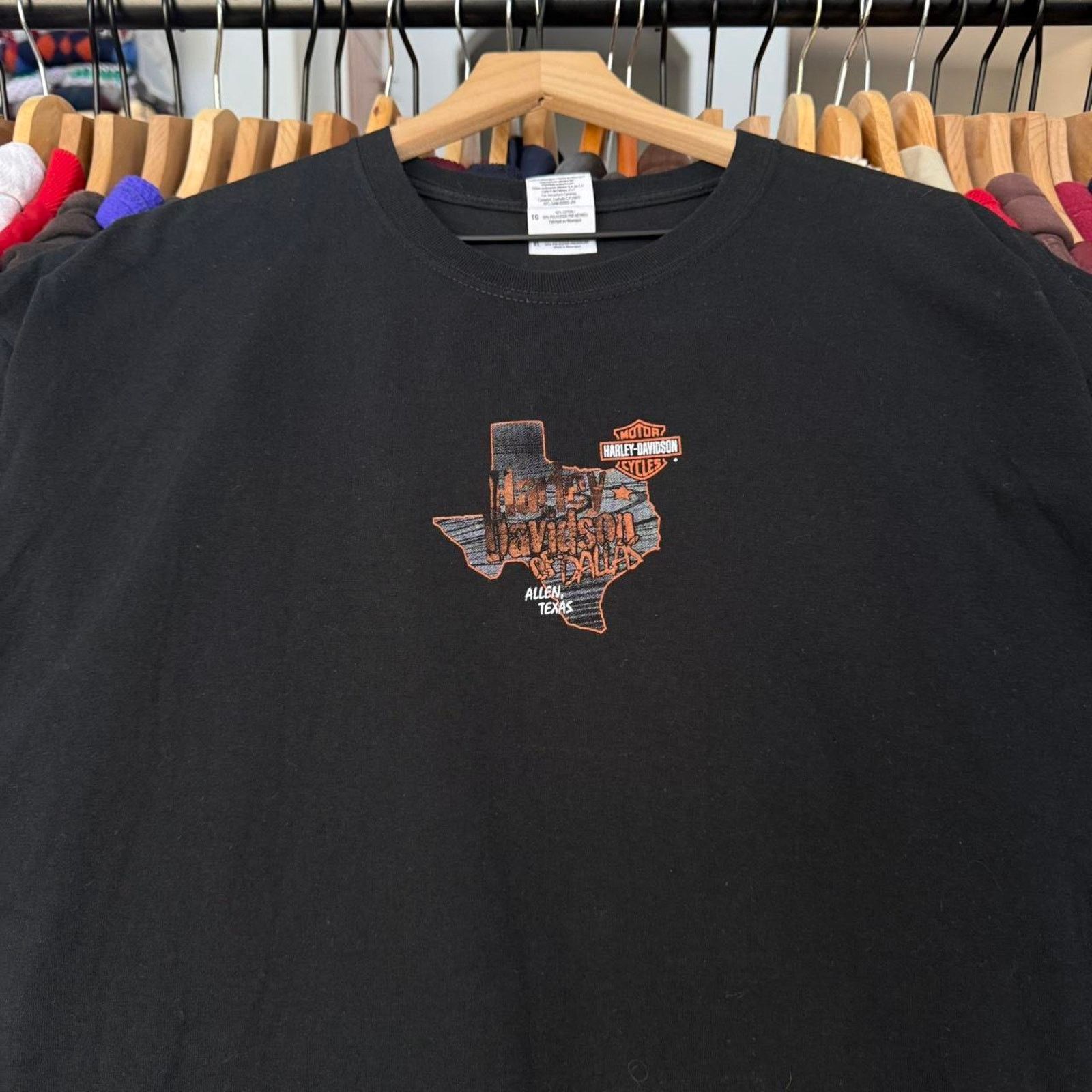 Harley Davidson Vintage Harley Davidson Texas Biker T-Shirt Size US XL / EU 56 / 4 - 1 Thumbnail