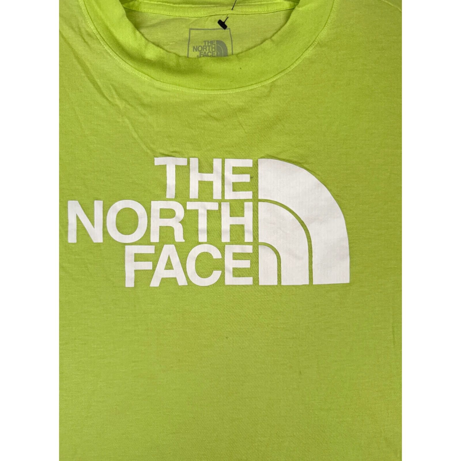 The North Face The North Face Shirt Women Medium Neon Green Crop Length Cotton Blend Crew Neck Size M / US 6-8 / IT 42-44 - 6 Thumbnail