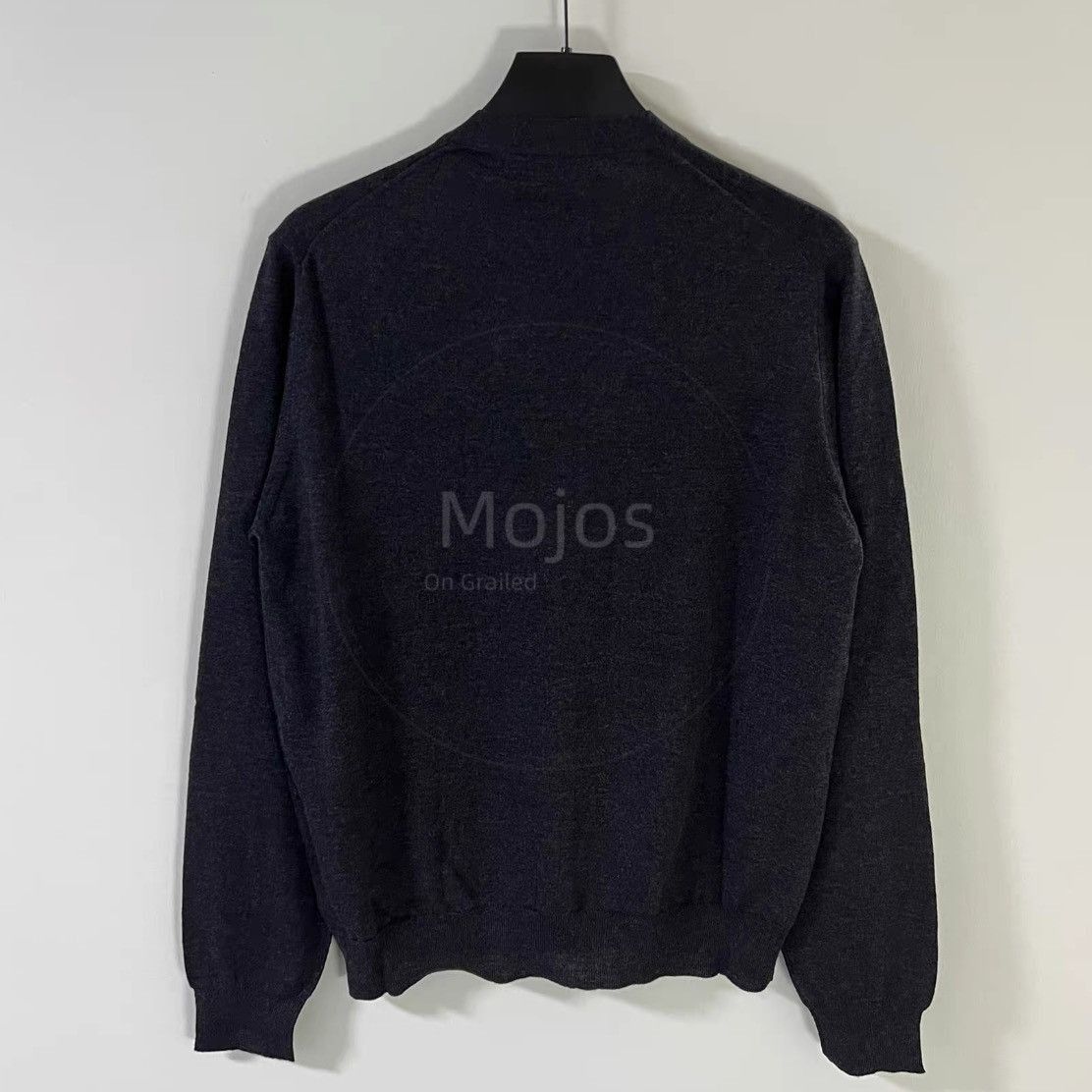 Prada Sz 48 Prada Dark Grey Knitwear Cardigan-2508 Size US M / EU 48-50 / 2 - 2 Thumbnail