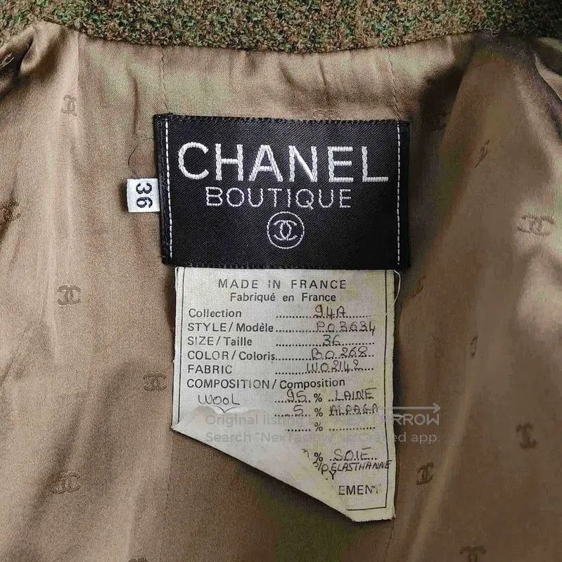 Chanel Chanel Winter Long Coat in Green . Size M / US 6-8 / IT 42-44 - 3 Thumbnail