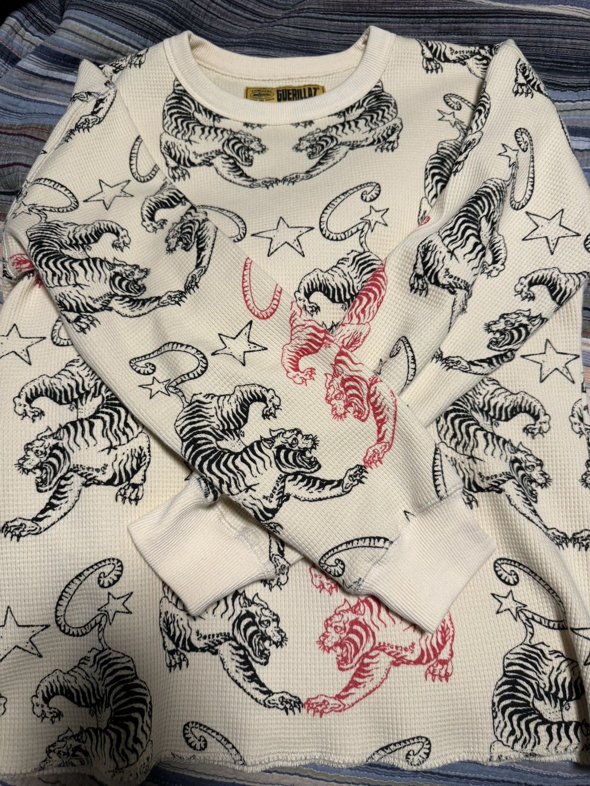 Corteiz Crtz tiger full print waffle thermal | Grailed Corteiz Crtz tiger full print waffle thermal | Grailed