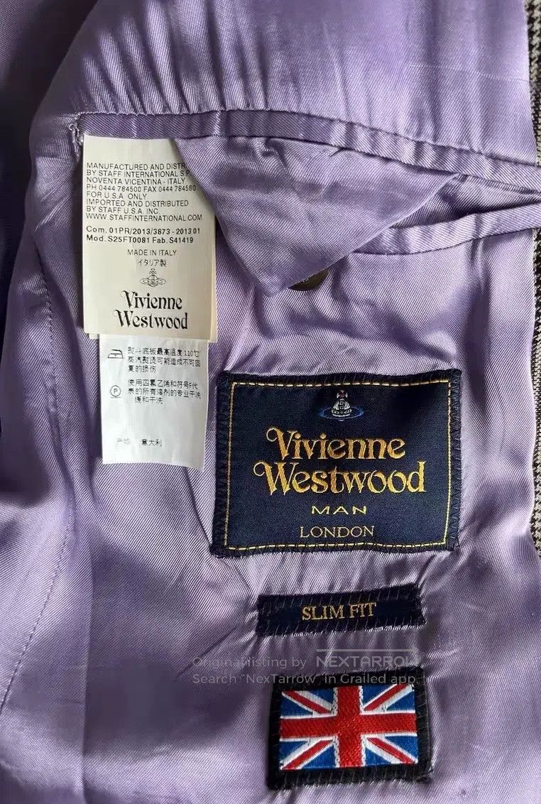 Vivienne Westwood Vivienne Westwood Plaid Suit Jacket (Unisex) Size 48R - 4 Thumbnail