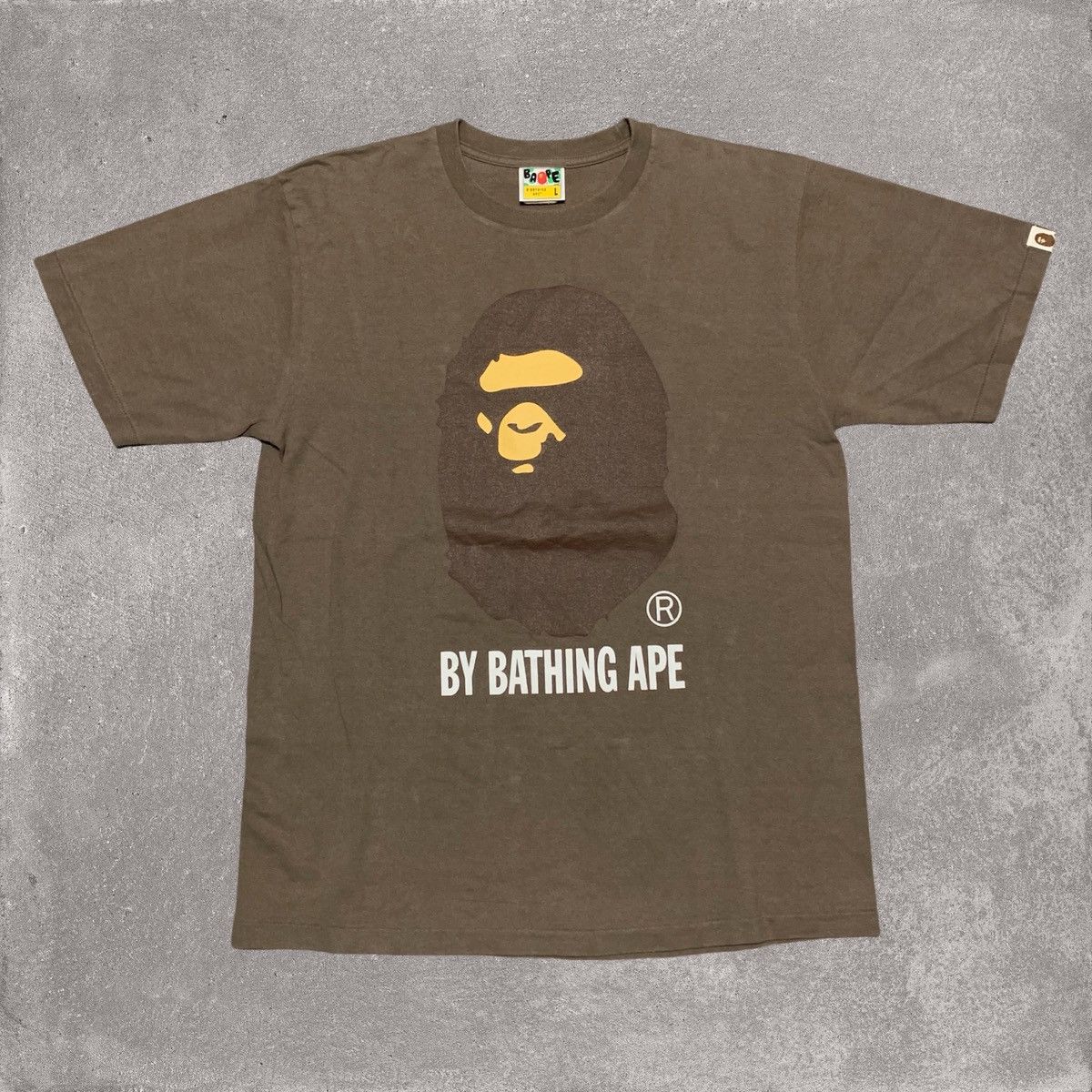 Bape Bape Large By Bathing Ape Brown Tee Size US L / EU 52-54 / 3 - 1 Thumbnail