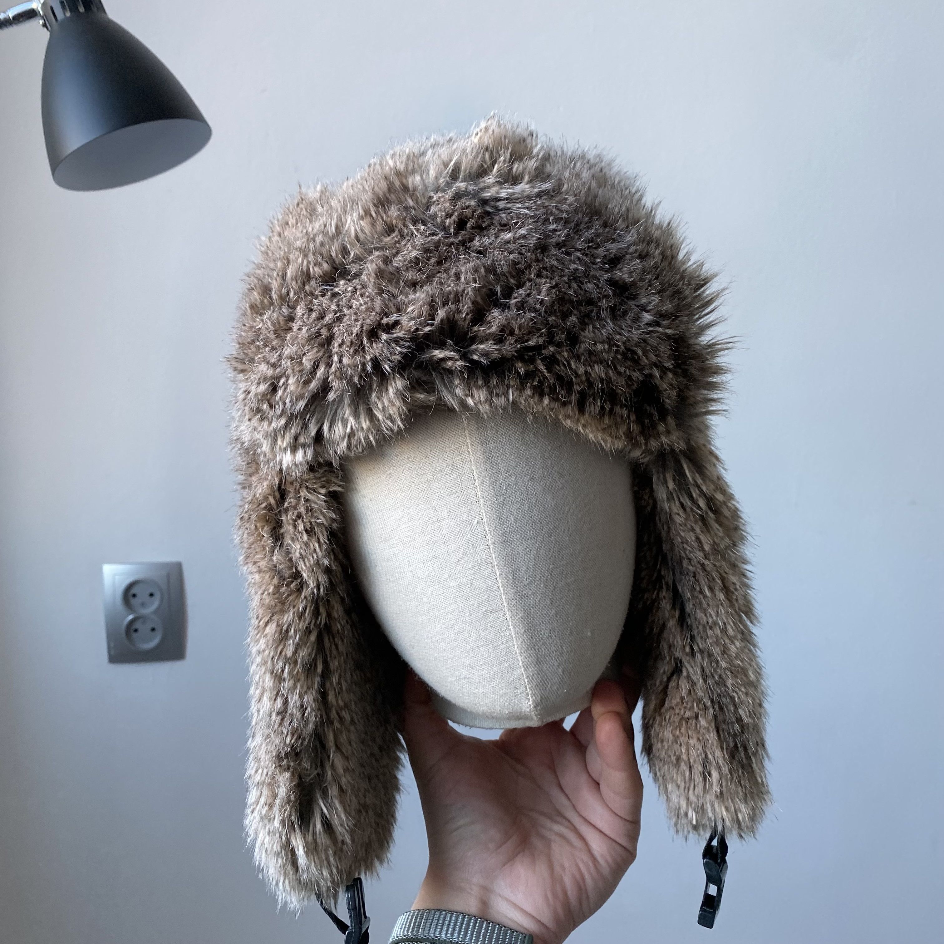 Hysteric Glamour Vintage 2000s Ushanka Faux Fur Trapper Winter Hat Fuzzy Size ONE SIZE - 7 Thumbnail