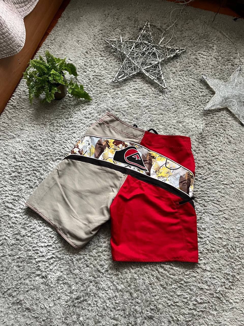 Quiksilver × Vintage Quicksilver Shorts Streetwear Vintage Graffiti Sk8 Logo Size US 31 - 1 Thumbnail