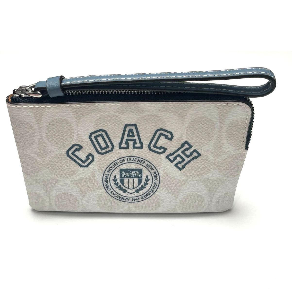 Coach Coach Corner Zip Wristlet Wallet Signature Canvas Chalk new Size ONE SIZE - 3 Thumbnail