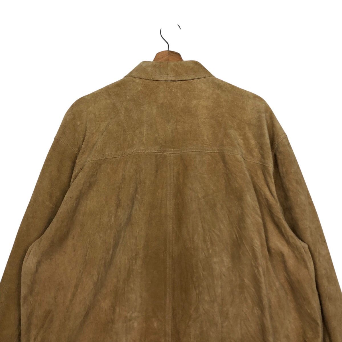Eddie Bauer Vintage Biker Button Leather Jacket Eddie Bauer IsseyMiyake Size US XL / EU 56 / 4 - 10 Thumbnail