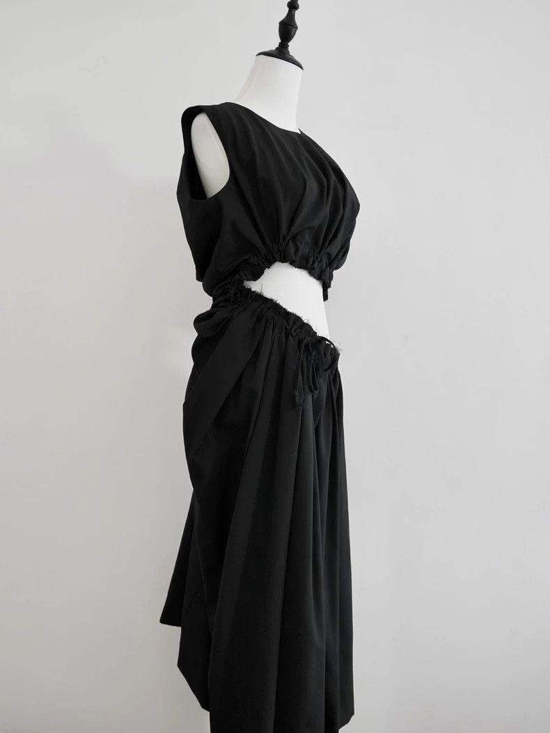 Comme des Garcons Comme des Garcons Waist knife cut raw dress Size S / US 4 / IT 40 - 3 Thumbnail