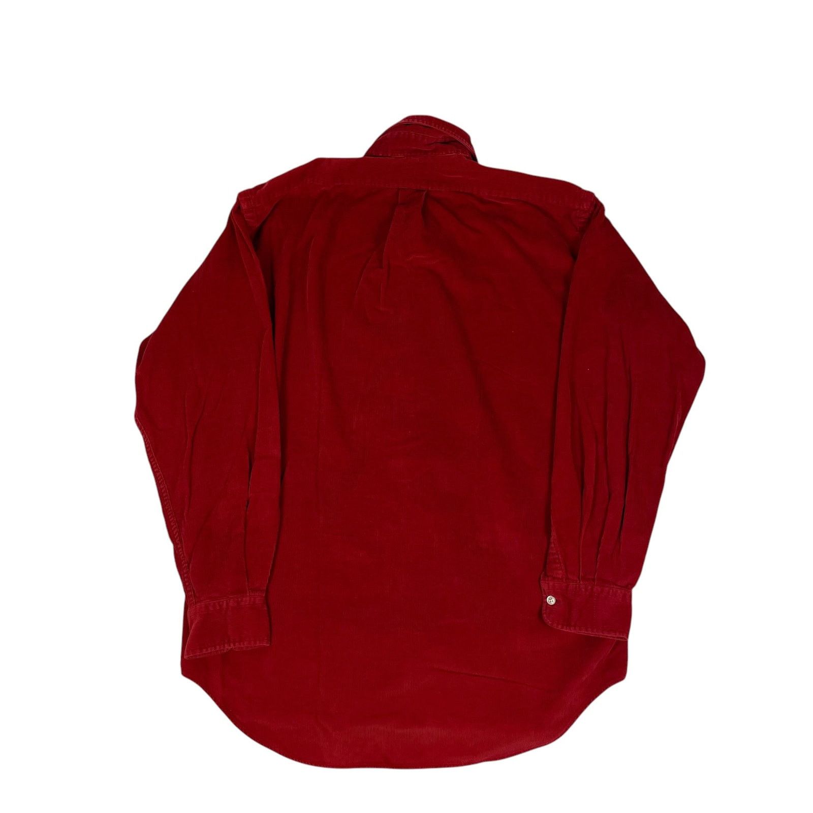 Ralph Lauren × Vintage Ralph Lauren Blaire Men's Red Cotton Corduroy Collared Shirt Size US L / EU 52-54 / 3 - 4 Thumbnail