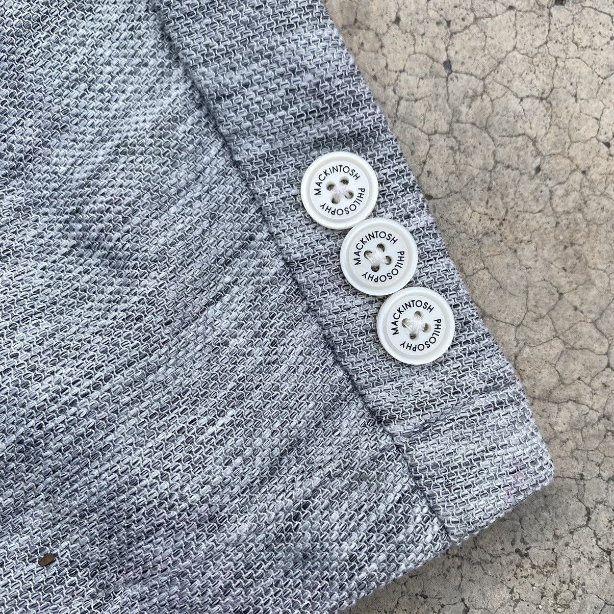 Mackintosh Mackintosh Philosophy Trotter Light Grey Jersey Blazer Size 36R - 11 Thumbnail