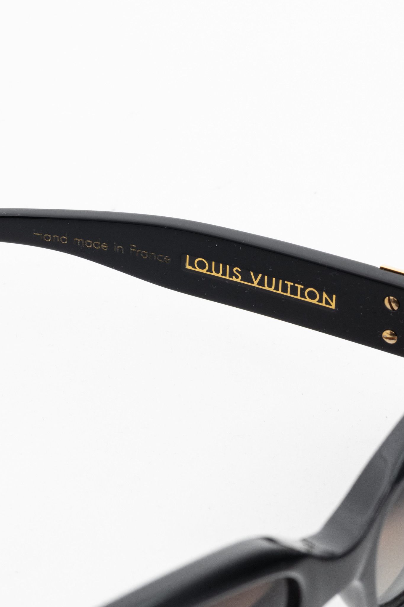 Louis Vuitton Louis Vuitton Z0005W Gold-Tone-Hinge Rectangular Sunglasses Size ONE SIZE - 6 Thumbnail