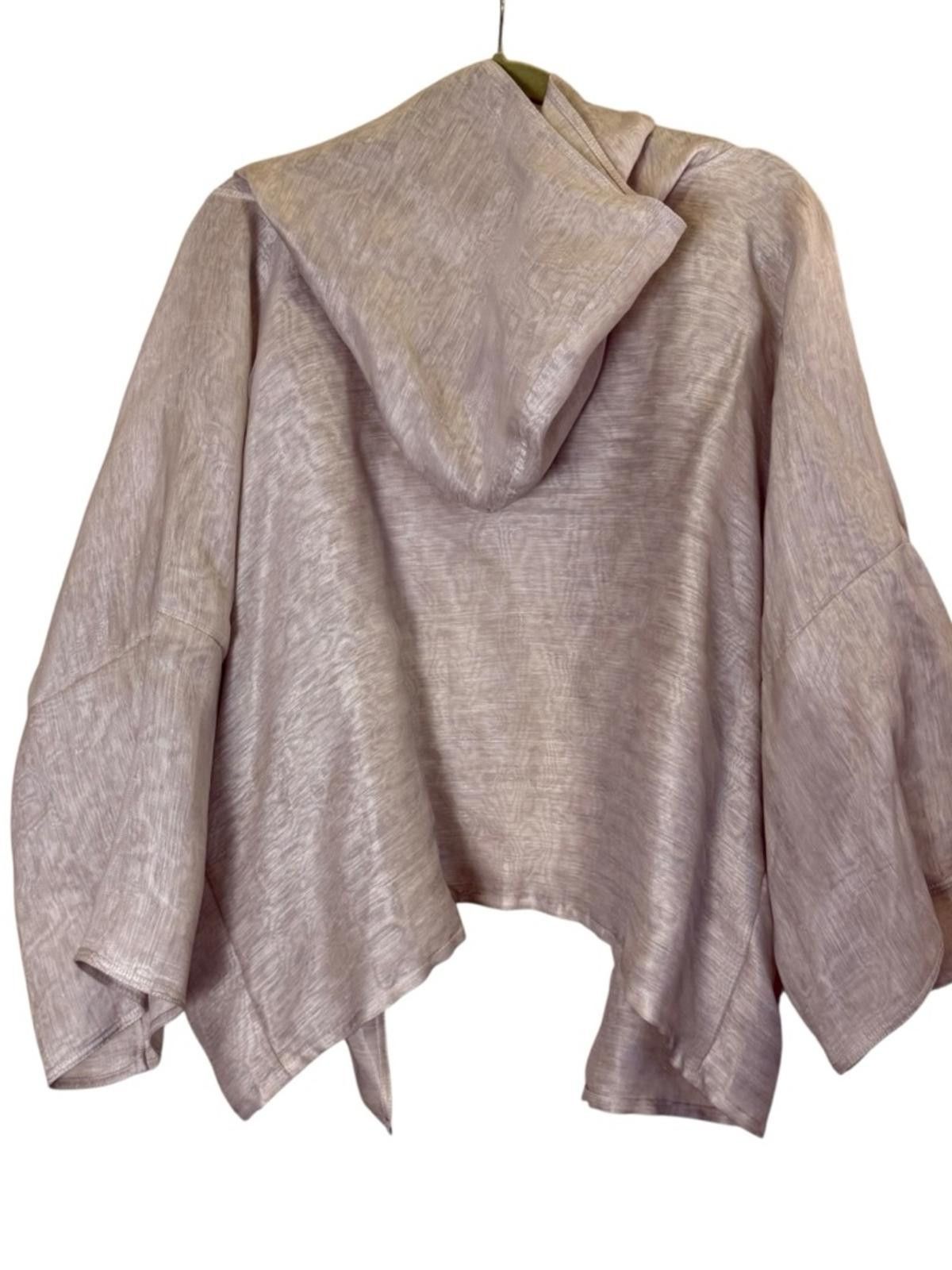 Other Zoran Minimalist Structured Art to Wear Hooded Cardigan Top Size ONE SIZE - 6 Thumbnail