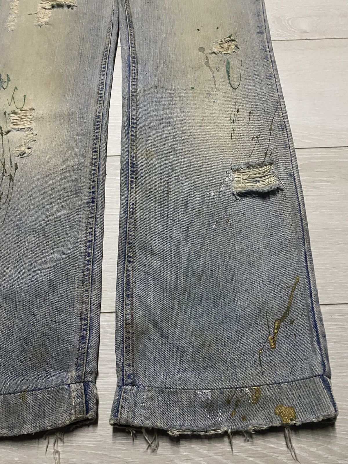 Dolce & Gabbana Dolce & Gabbana Mud Wash Paints Splatter Distressed Jeans Size US 34 / EU 50 - 14 Thumbnail