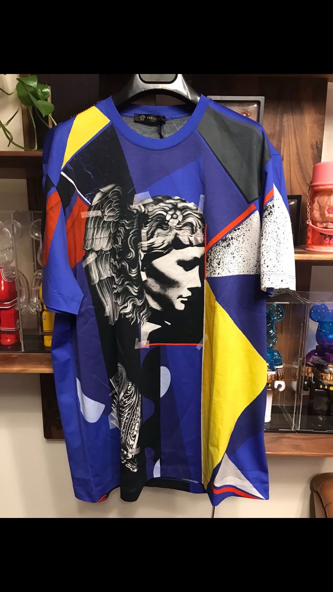 Versace Versace New Main Line Abstract Portrait XS Tee Size US XS / EU 42 / 0 - 1 Thumbnail