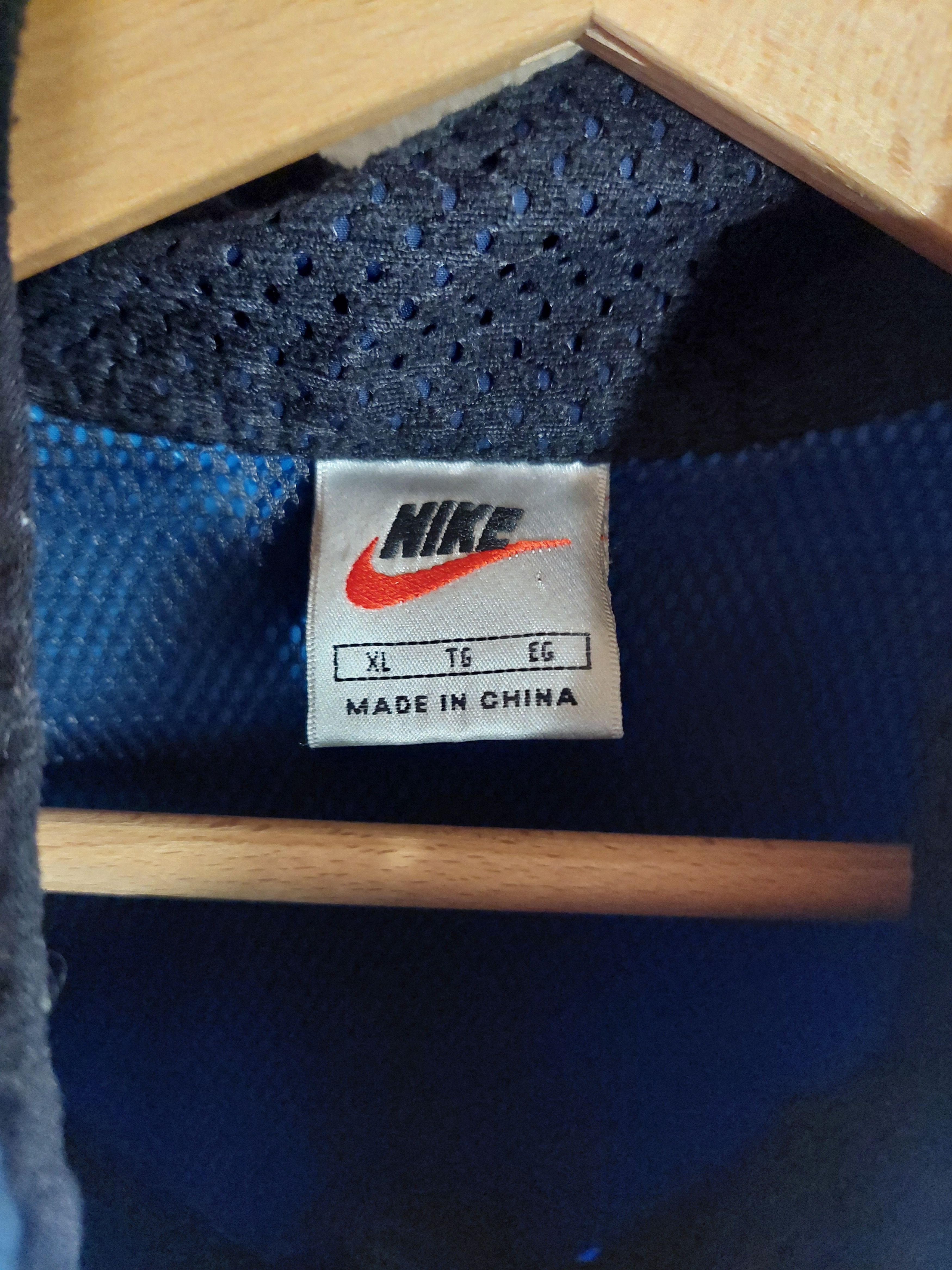 Nike Vintage Blue Nike Running Track Jacket Size XL Size US XL / EU 56 / 4 - 4 Thumbnail