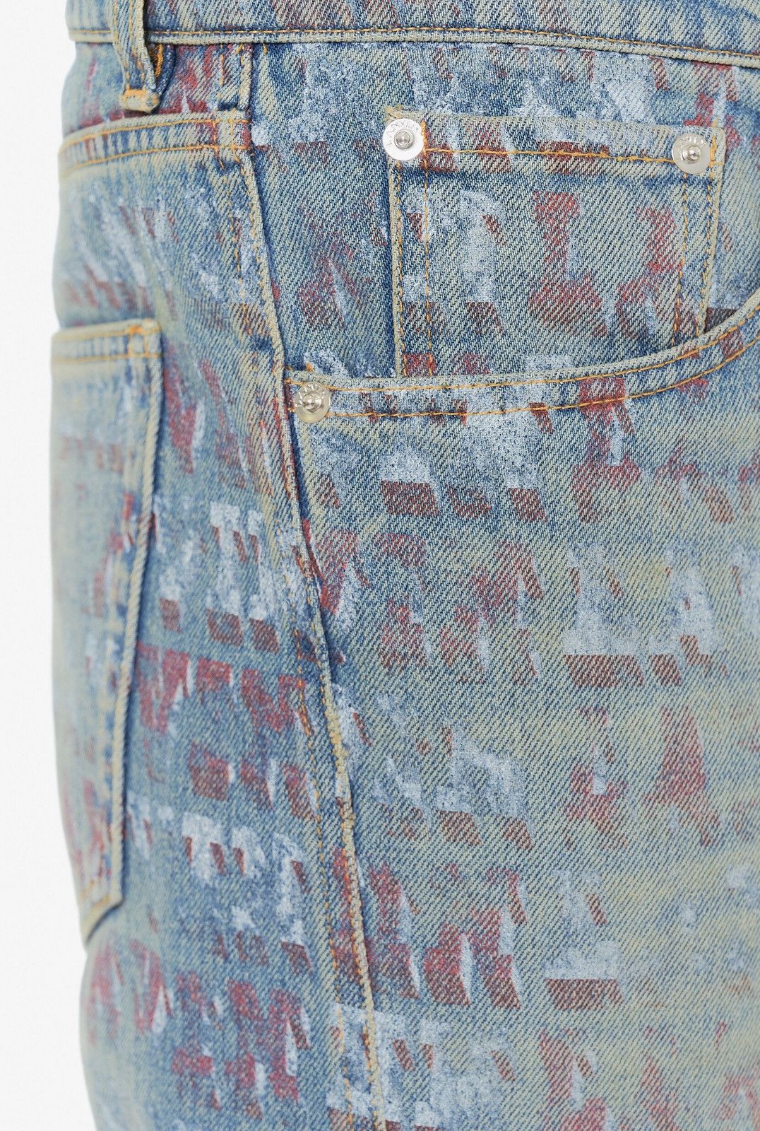 Designer × Future × Lanvin Last Size Lanvin x Future Logo-Print Jeans Size US 30 / EU 46 - 3 Thumbnail