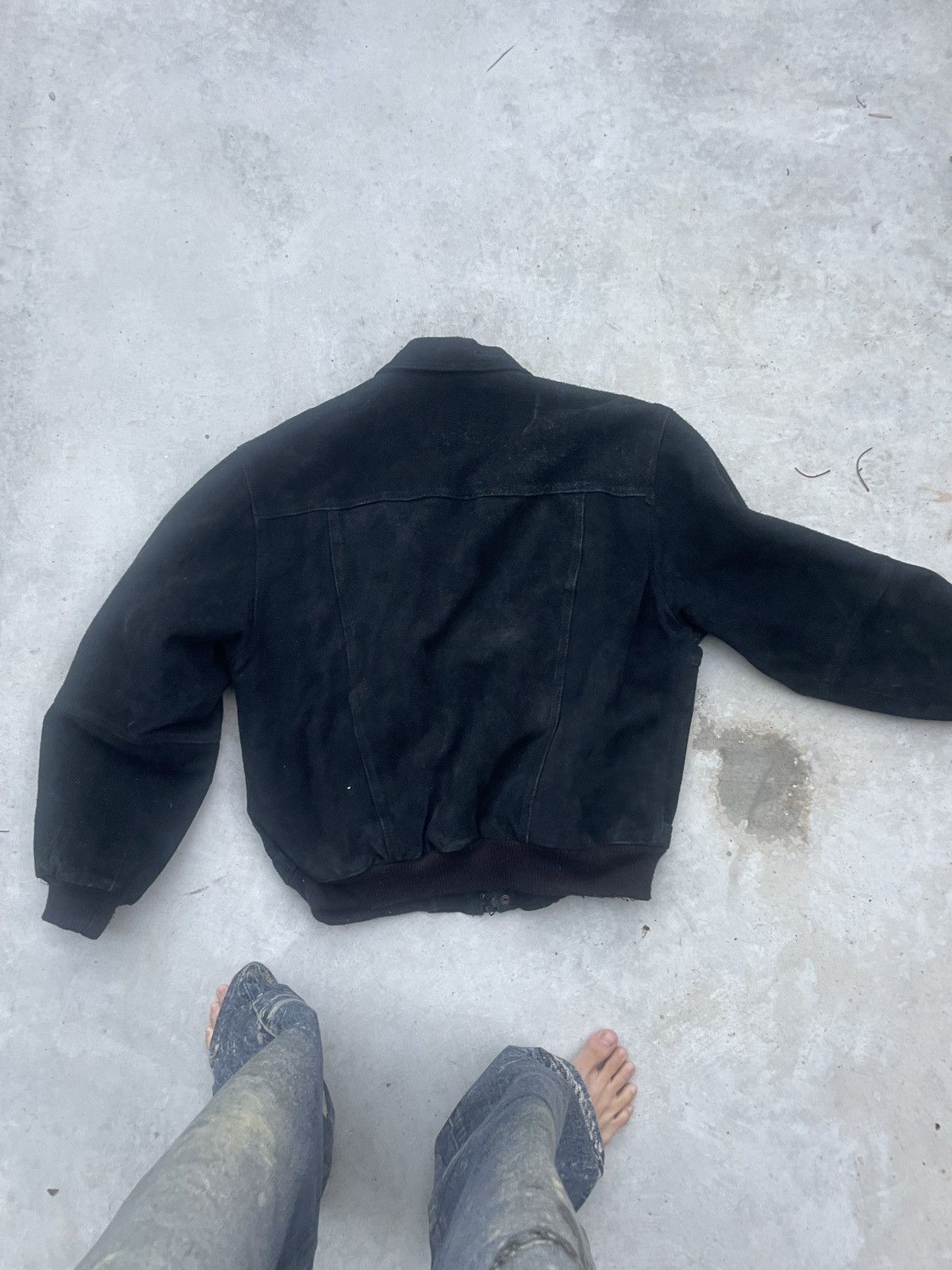 Vintage Vintage Suede Bomber Jacket Size US M / EU 48-50 / 2 - 3 Thumbnail
