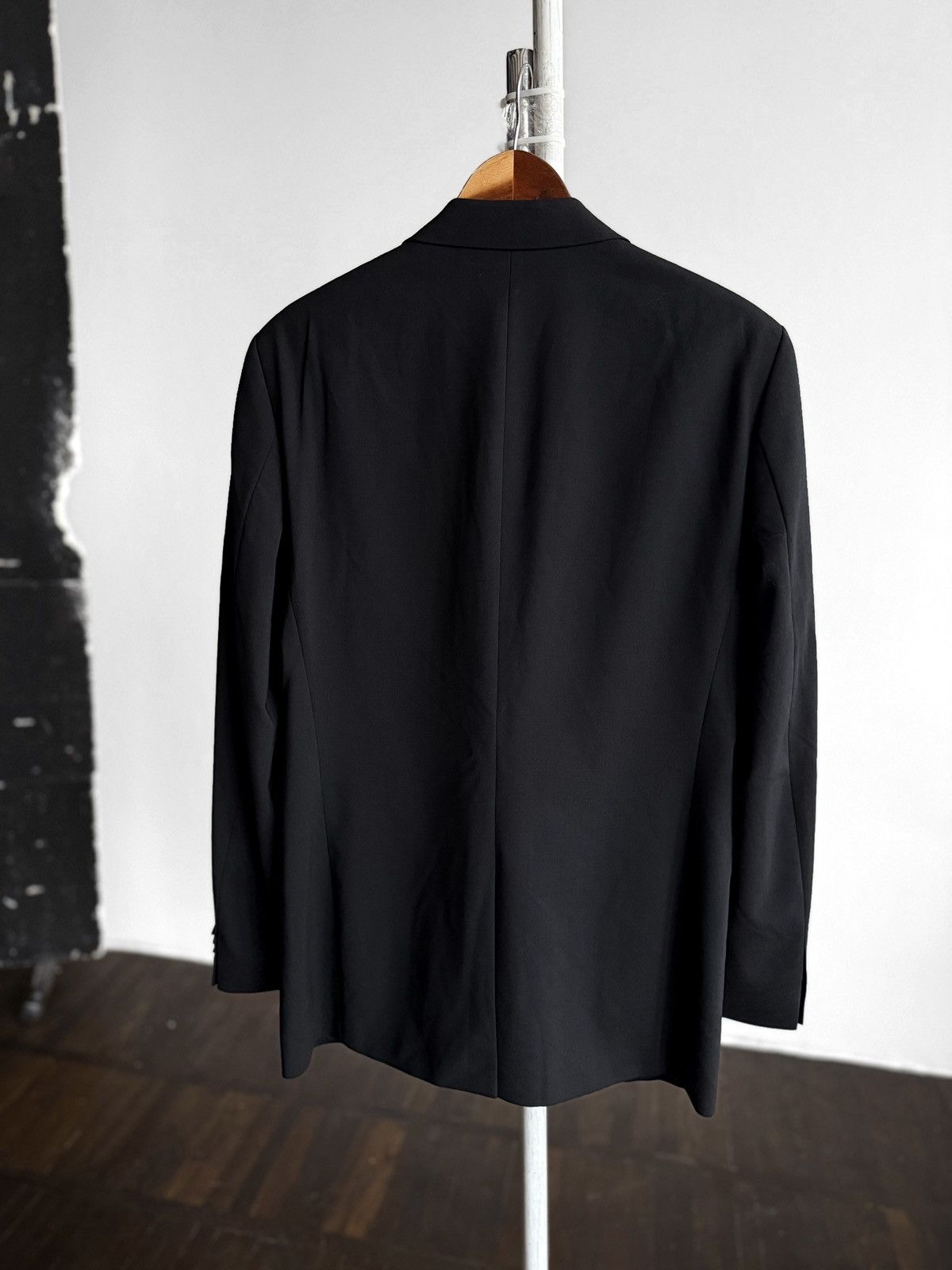 HUGO Hugo Boss Mens Black Wool Blend Suit Jacket Blazer