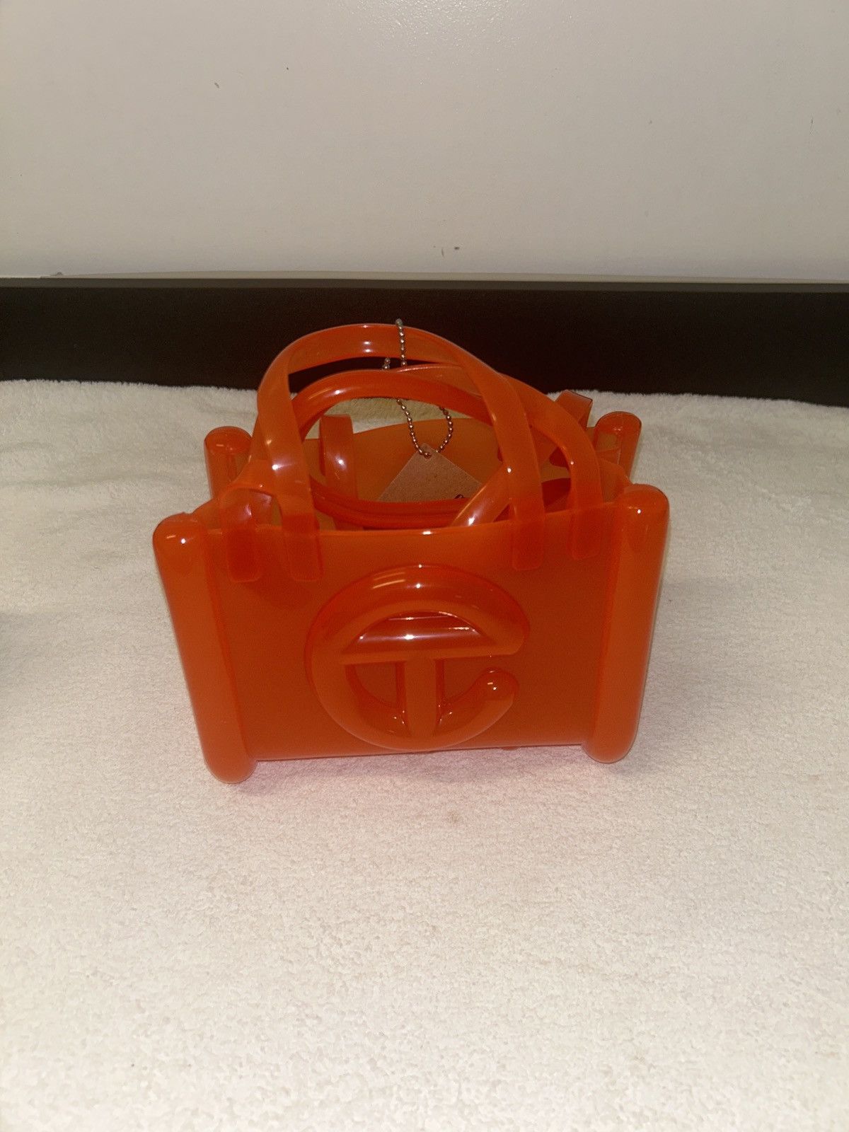 Telfar Melissa X Telfar small jelly shopper – orange Size ONE SIZE - 1 Thumbnail