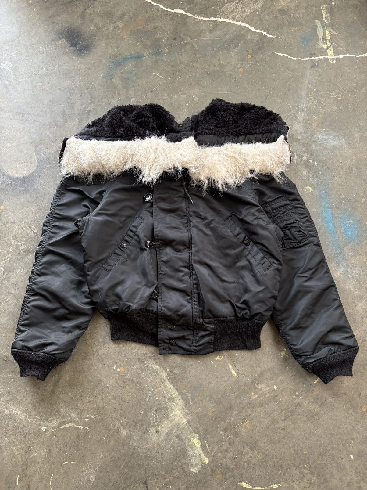 Japanese Brand alpha industries jacket fur hood N-2B bomber jacket Size US M / EU 48-50 / 2 - 4 Thumbnail