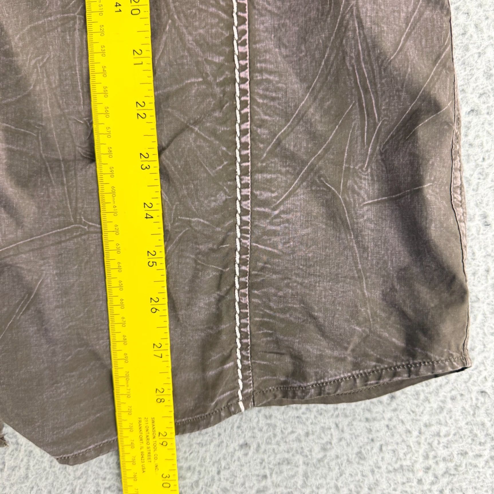 Vintage Toku Embellished Western Button-Up Shirt Mens L Brown Long Sleeve Cotton Size US L / EU 52-54 / 3 - 7 Thumbnail