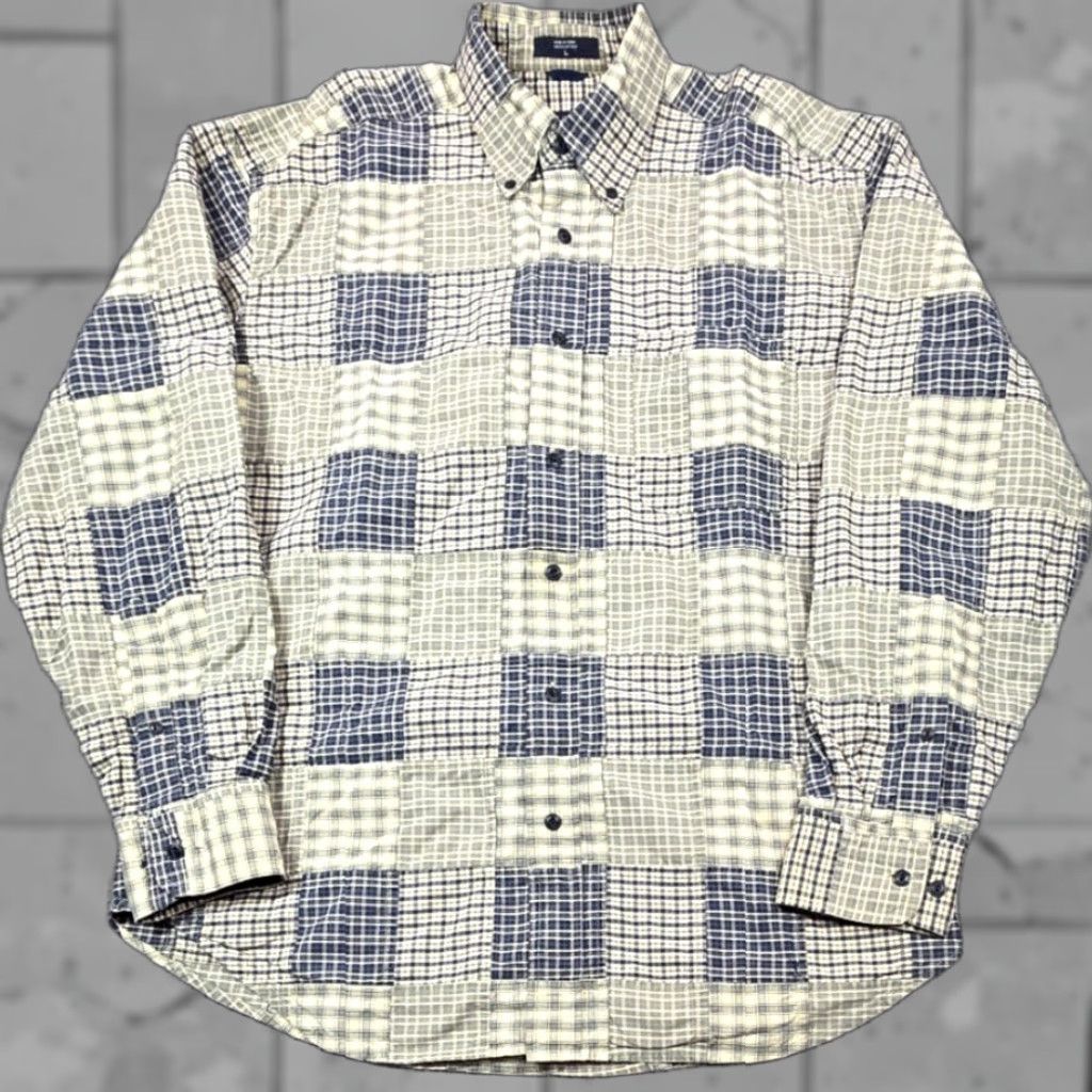 Nautica Nautica Button-Up Shirt Multicolor Madras Patchwork Long Sleeve Vtg L Men’s Shirt Size US L / EU 52-54 / 3 - 1 Thumbnail