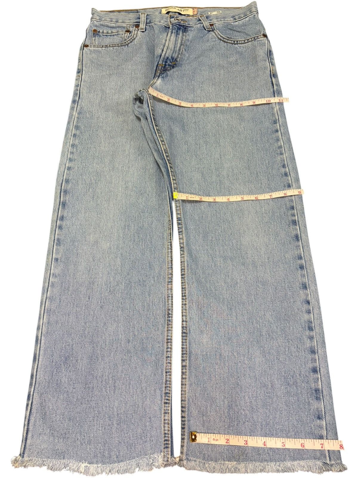 Levi's Vintage 90s Levis 505 Frayed Blue Wash Loose Jeans Size US 30 / EU 46 - 8 Thumbnail