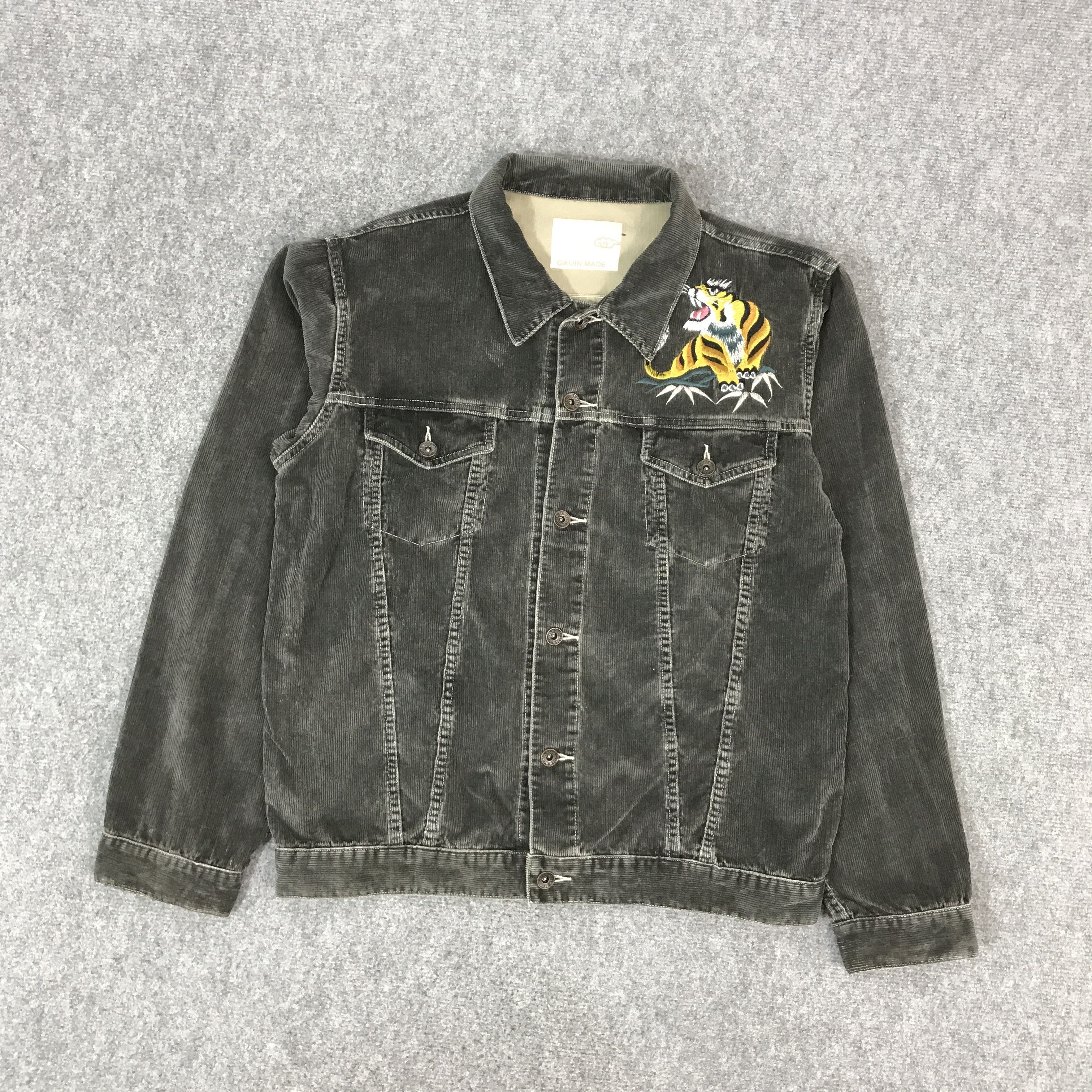 Japanese Brand GAIJIN MADE JAPAN CORDUROY BUTTON JACKET Size US L / EU 52-54 / 3 - 1 Thumbnail