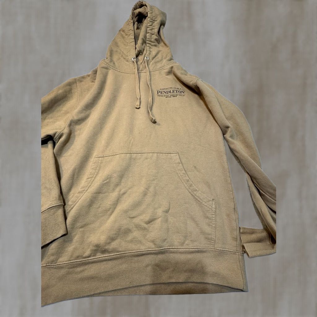 Pendleton Pendleton Woolen Mills Hoodie Mens S Pullover Aztec Graphic Tan Sweatshirt Size US S / EU 44-46 / 1 - 1 Thumbnail