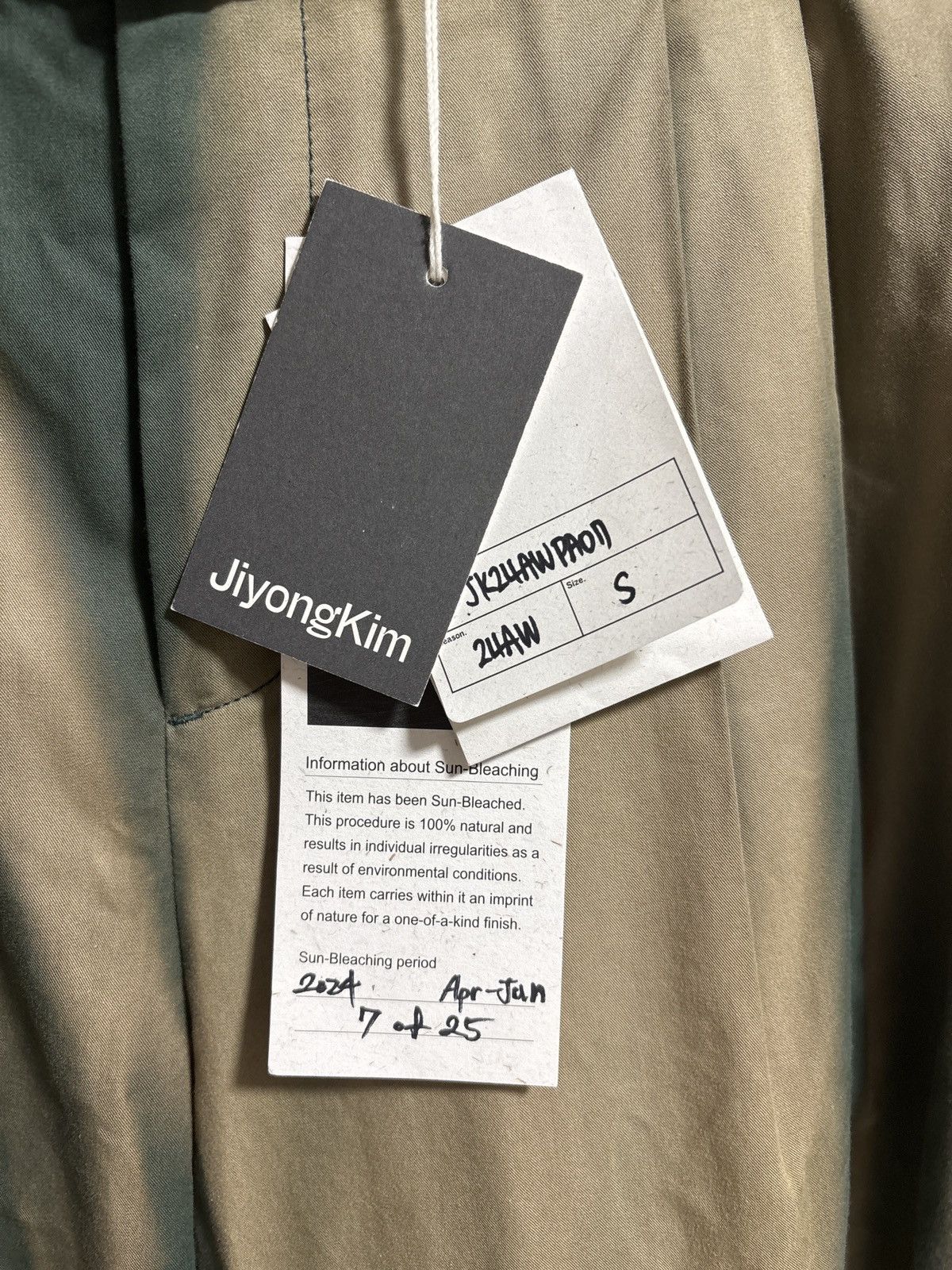 JiyongKim Sun-bleached Belted Wide Trouser Size US 30 / EU 46 - 3 Thumbnail