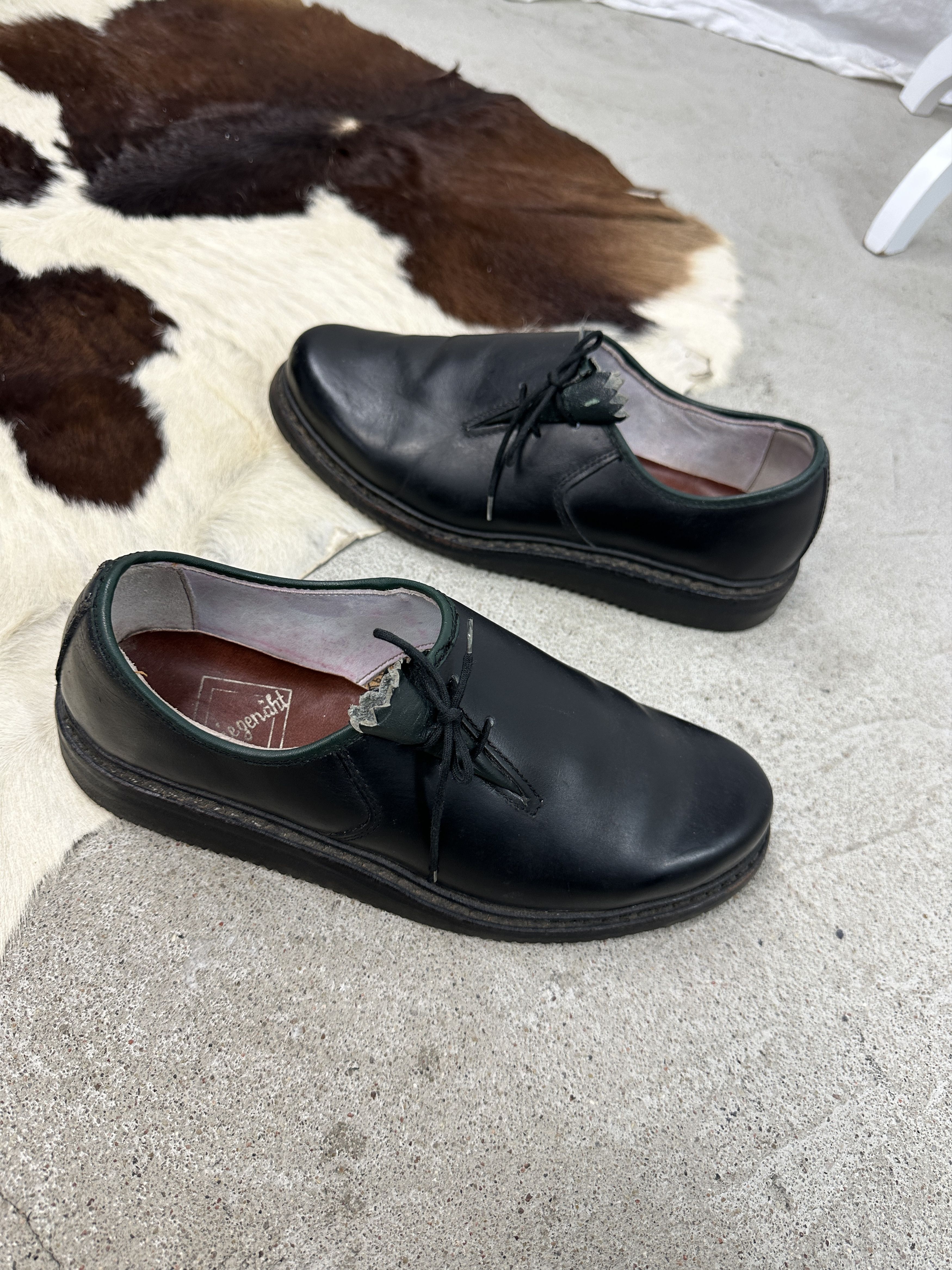 Vintage Vintage Leather Avant Garde Opium asymmetrical binding boots Size US 8 / EU 41 - 1 Thumbnail