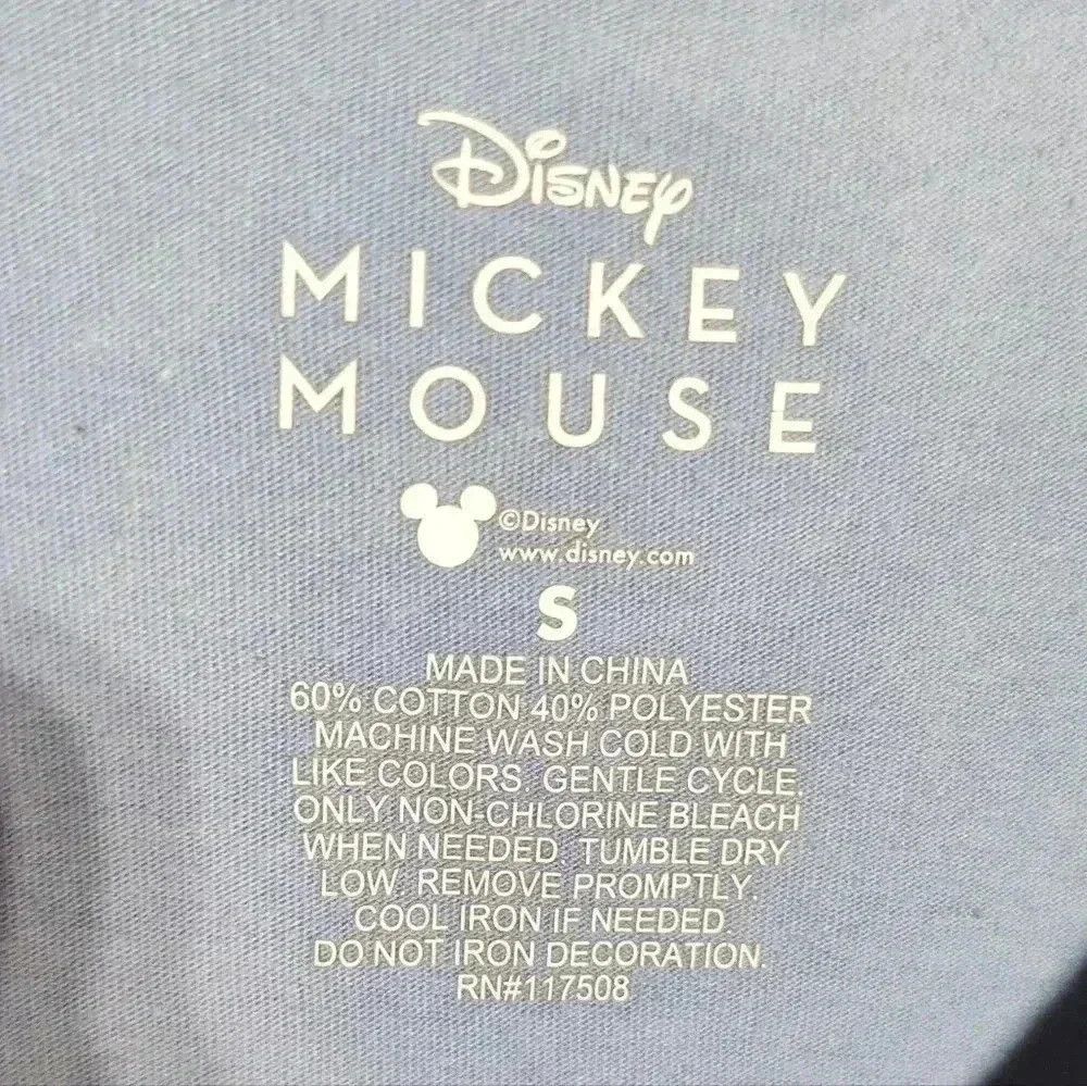 Disney Mickey Mouse walking Blue Tye dyed t shirt by Disney sz S Size US S / EU 44-46 / 1 - 2 Thumbnail