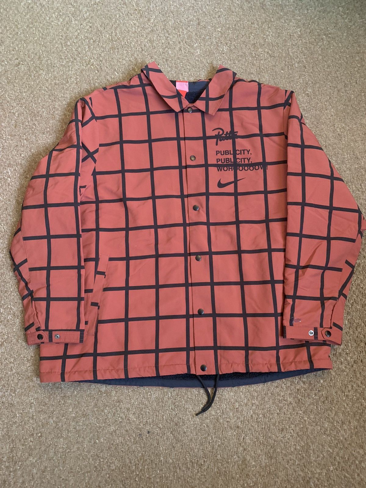 Nike Menswear Nike X Patta Coach Jacket Nike × Patta Patta X Nike 