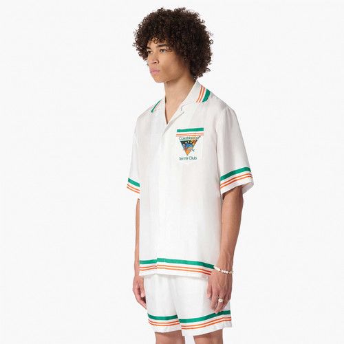 Casablanca o1mle0326 Knitted Collar Short Sleeve Shirt Tennis Club Size US XS / EU 42 / 0 - 4 Thumbnail
