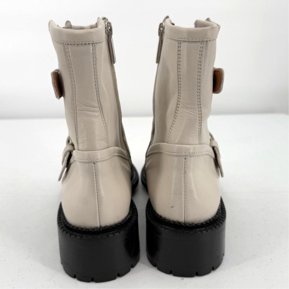 Aquatalia NEW Aquatalia Women's Off-White Omayda Water Repellent Boot Size US 8 / IT 38 - 6 Thumbnail