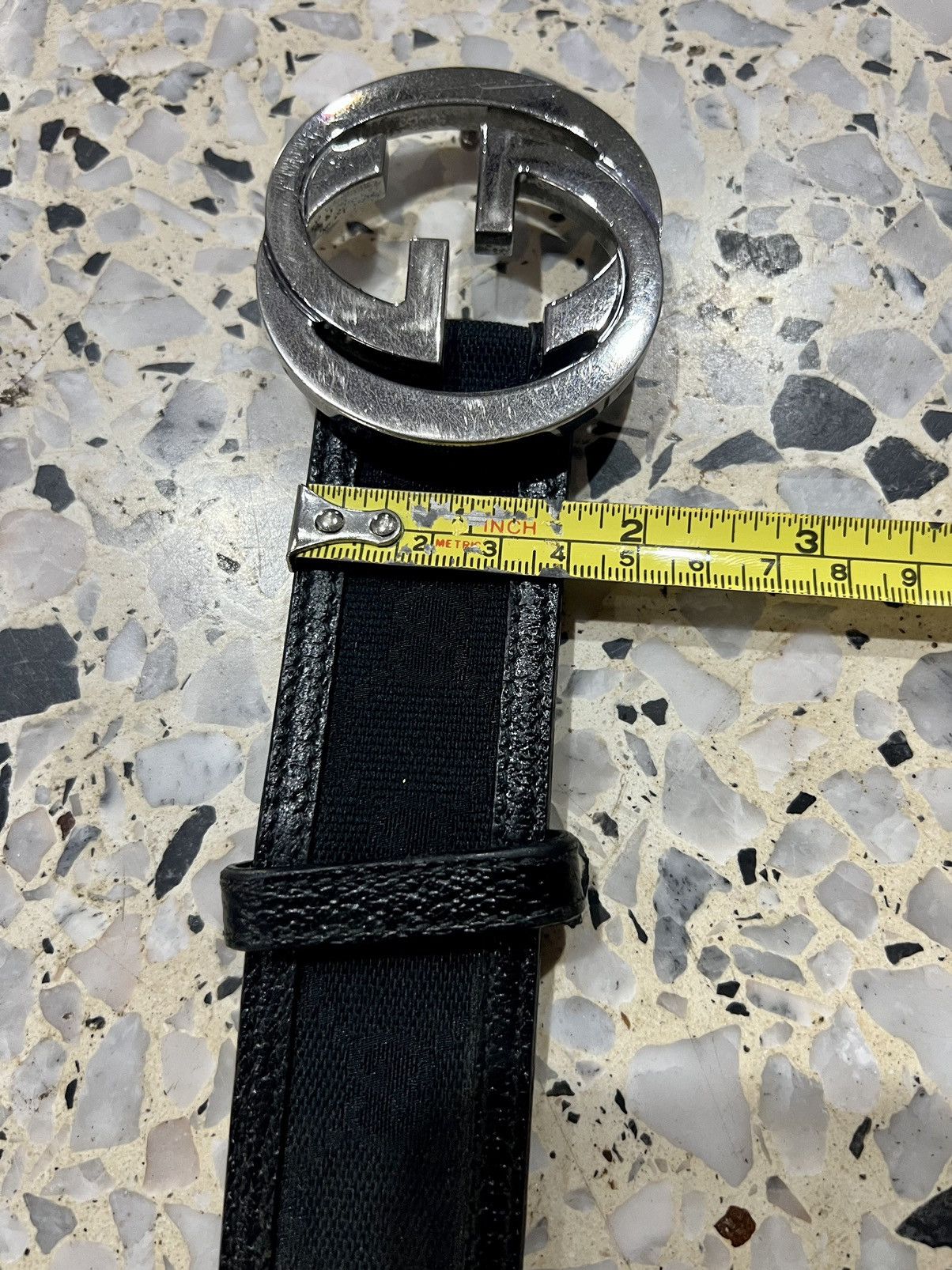 GUCCI GG MONOGRAM BELT