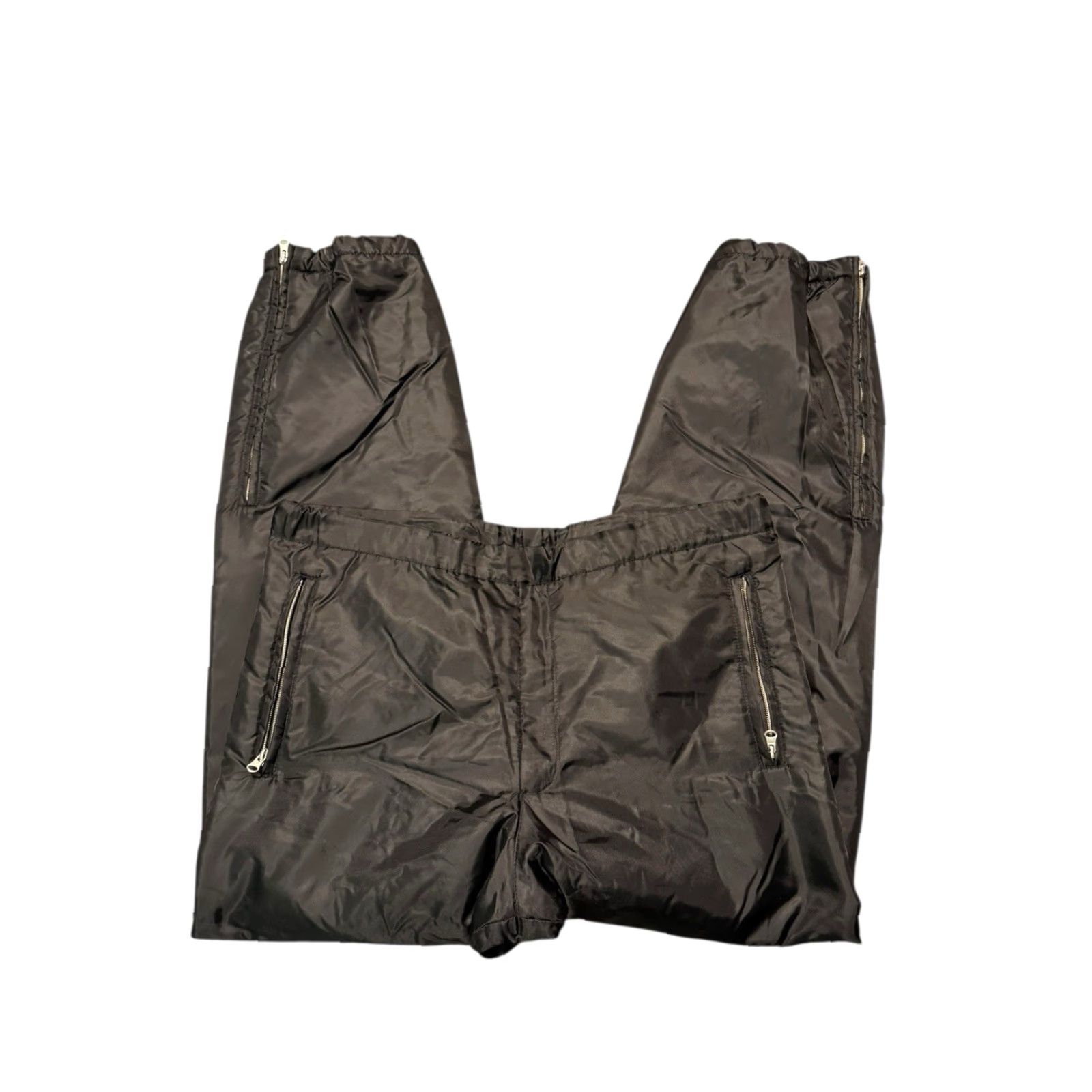 Valentino VINTAGE Valentino Sport Black Padded Ski Snow Pants Mens 48 M/L Italy Pants Regular Black 90s Snow Pants Men Size US 31 - 7 Thumbnail