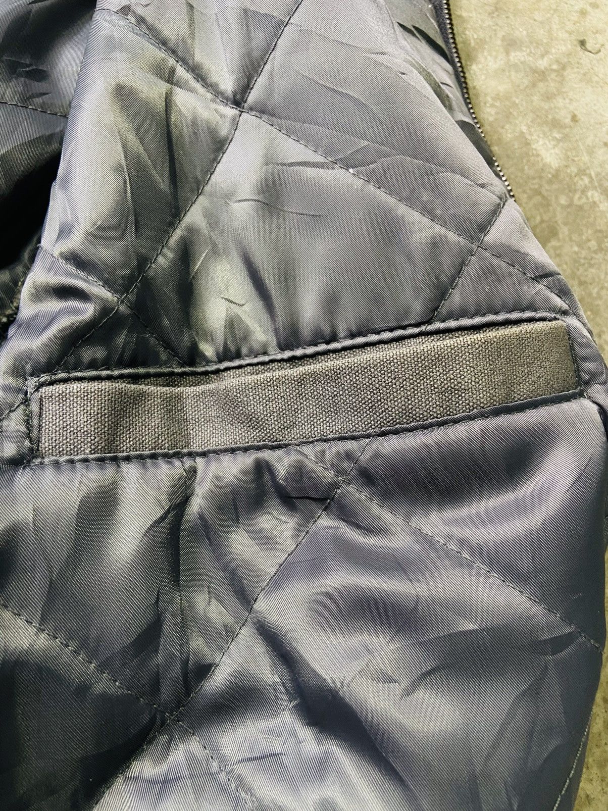 Designer Vintage Rallys Duck Canvas + Leather Zipper Jacket Size US L / EU 52-54 / 3 - 14 Thumbnail