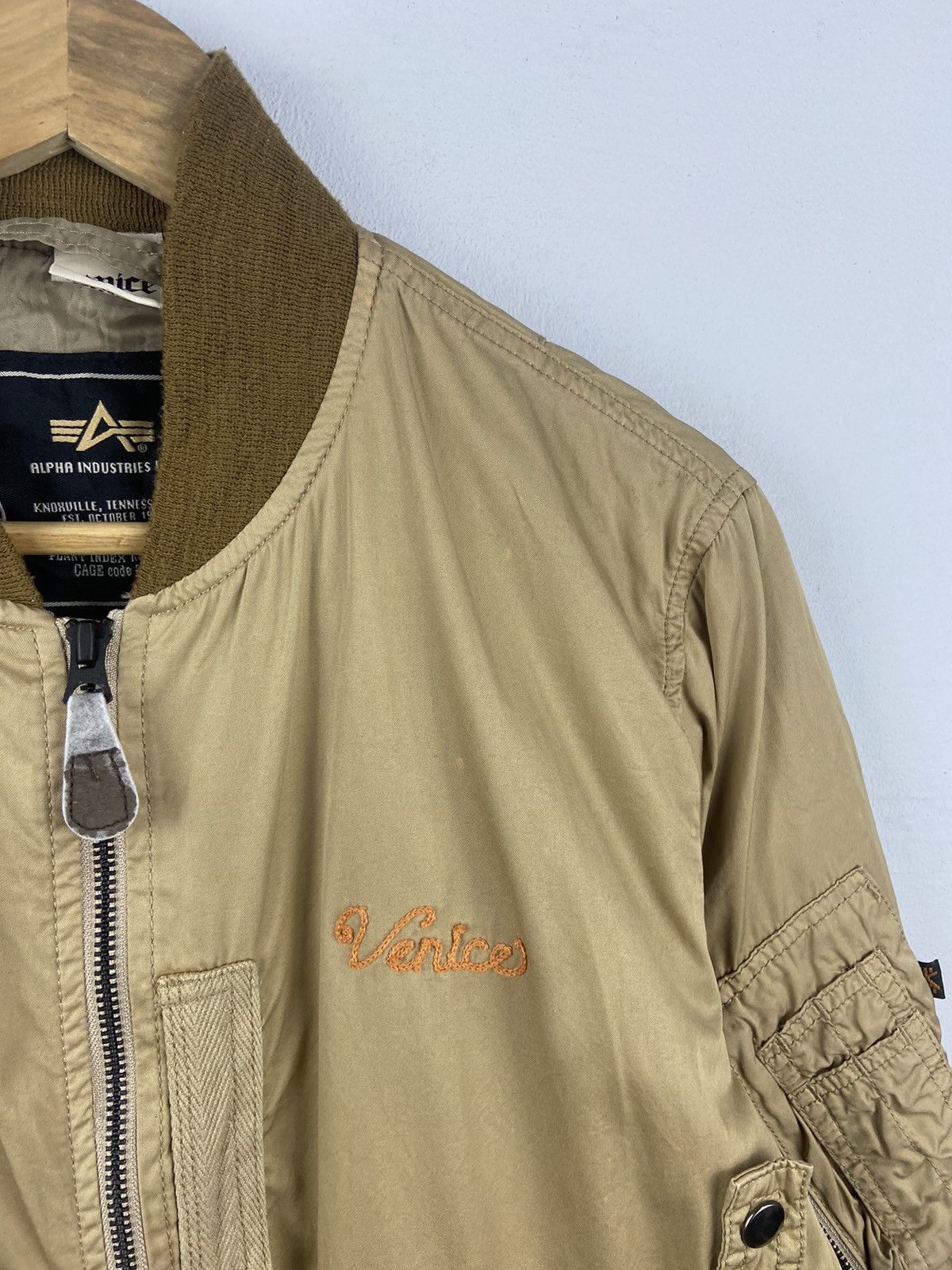 Alpha Industries × Vintage Alpha Industries X Venice Bomber Jacket Size US L / EU 52-54 / 3 - 14 Thumbnail