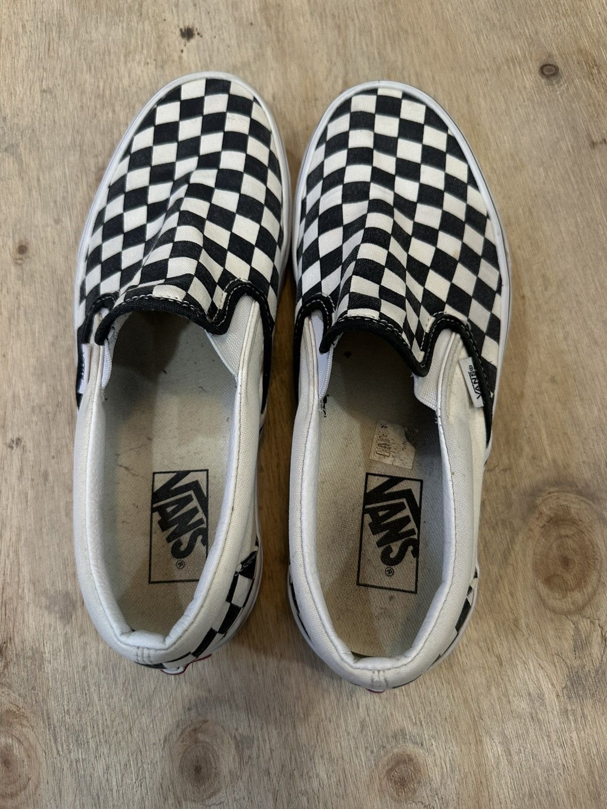 Vans Vans Classic Slip-On Checkerboard Shoe Size US 8 / EU 41 - 2 Thumbnail