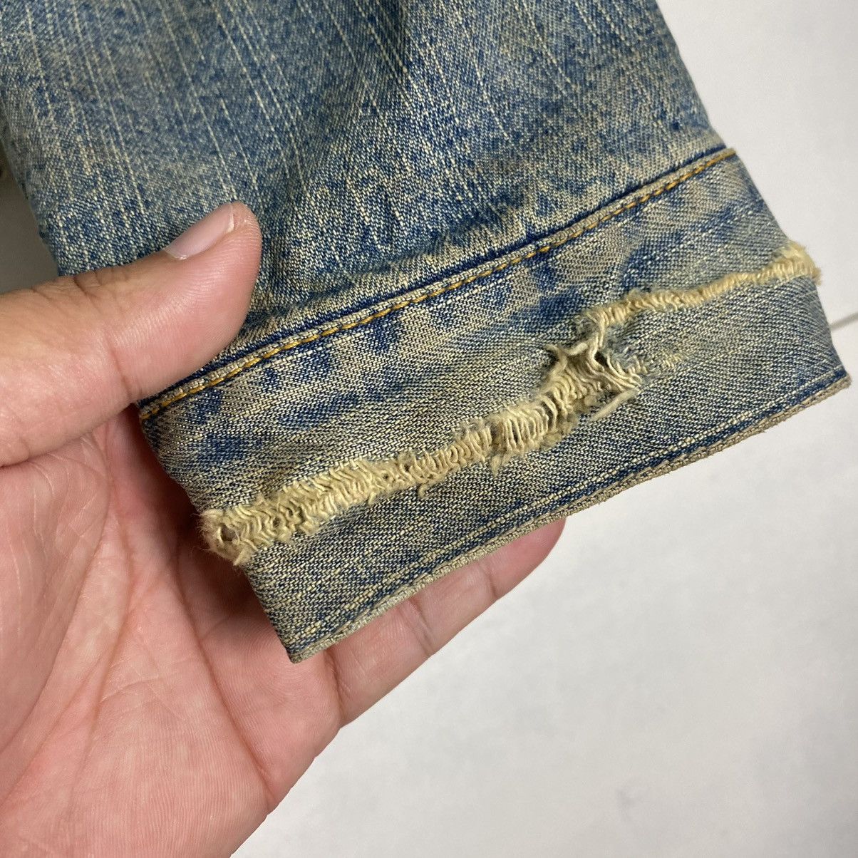 Japanese Brand Denim JK Style Distressed Denim Jacket Size US M / EU 48-50 / 2 - 11 Thumbnail