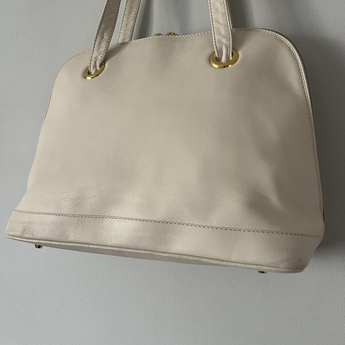 Bally Bally Shoulder White Leather Bag Size ONE SIZE - 7 Thumbnail