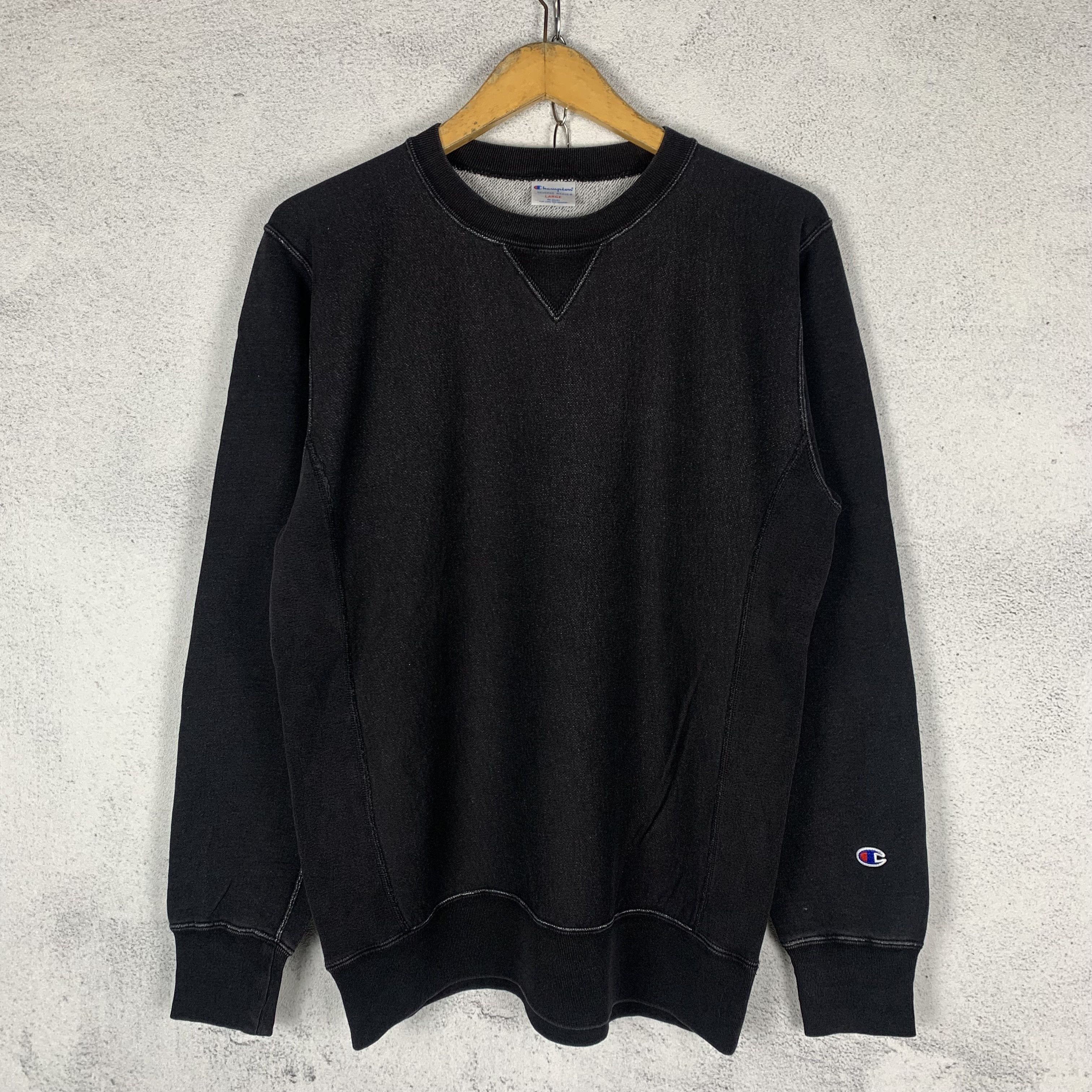 Champion Champion Black Sweatshirt Crewneck Size US L / EU 52-54 / 3 - 1 Thumbnail